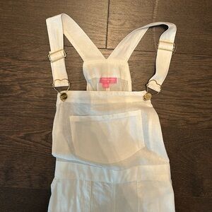 Stoney Clover linen overallss